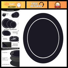 24-63 Inch Round Poker Mat for Texas Holdem | Portable Table Top for 6-8 Players