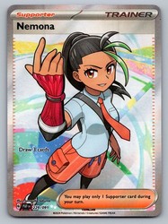 Nemona 229/091 Paldean Fates Full Art Ultra Rare Holo Trainer
