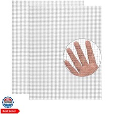 Upgraded 2Pack Mesh Screen Crimped 304, 5 Mesh 11 X 14.2 inch, Not Easy Falli...