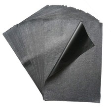 100 Sheets Black Carbon Transfer Tracing Graphite Paper for Wood Carving Canvas