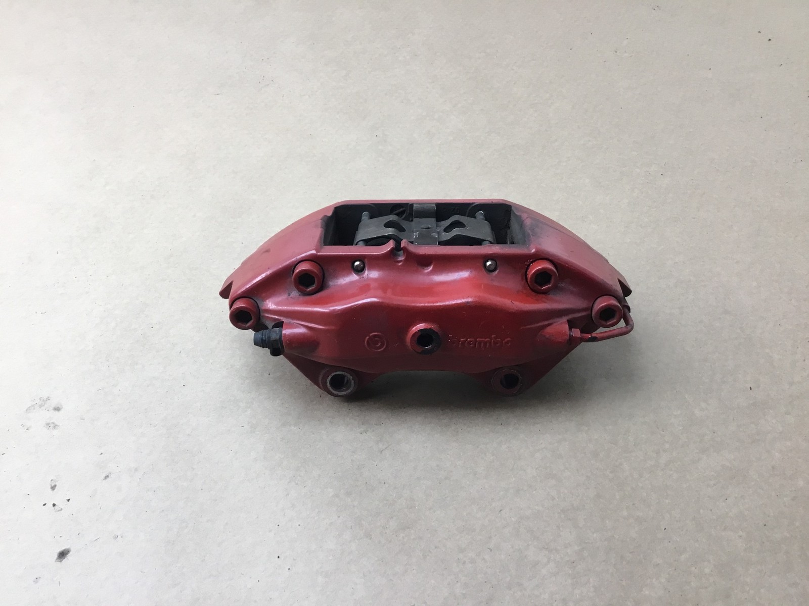 Maserati Coupe GT 2003 Front Right Passenger Brake Caliper Brembo Red 02-06 ;:Y