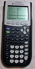 TI-84 Texas Instruments Graphing Scientific Calculator With Cover Black Tested