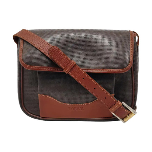 LOEWE Crossbody bags Leather Brown Free Shipping | Duties Paid