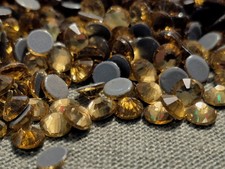 1758 TOPAZ HOTFIX Flatback rhinestones 20ss 4.8mm