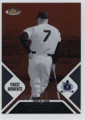 2006 Topps Finest Moments 112/850 Mickey Mantle #MMFM9 HOF 09wc