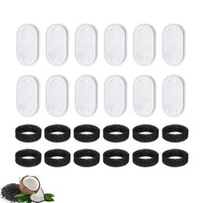 Nispira Water Filter Set for PLWF003 Cat Fountain Petlibro 67oz/2L 101oz/3L 12Pk