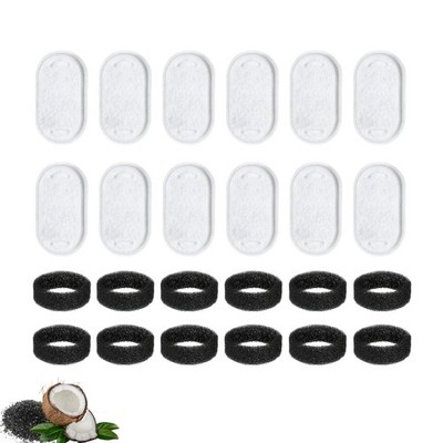 Nispira Water Filter Set for PLWF003 Cat Fountain Petlibro 67oz/2L 101oz/3L 12Pk