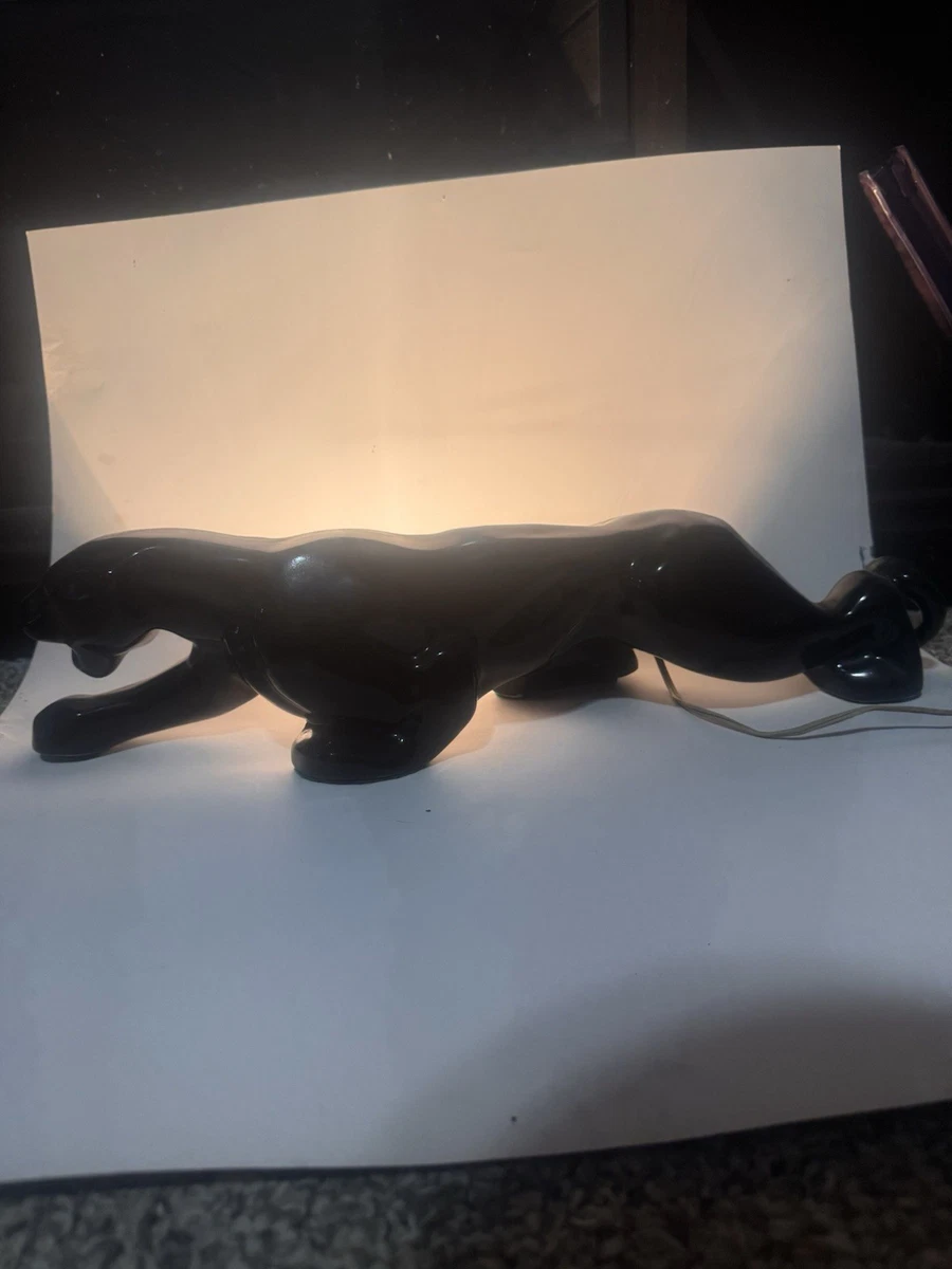 Vintage Panther Lamp In Collectible Table Lamps for sale | eBay
