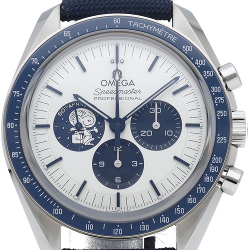 OMEGA Speedmaster Co-Axial Chronograph 42mm Silver Snoopy Awar...