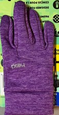 HEAD Touchscreen Winter Gloves Youth Girls Running Warm Purple Violet Large