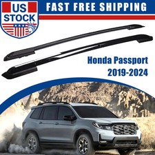 Roof Rack Fits For Honda Passport 2019-2024 Luggage Cargo Rails Side Bars Black Roof Rack Fits For Honda Passport 2019-2024 Luggage Cargo Rails Side Bars Black
