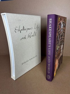 Shakespeare's Life and World by Folio Society 2004 Hardcover In Slipcase