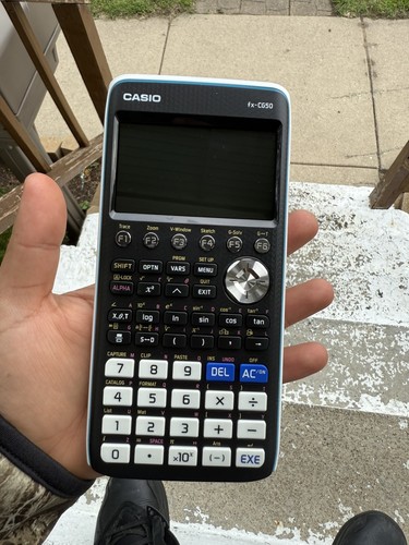 Used CASIO fx-CG50 scientific calculator Color Display USB Japan with case.