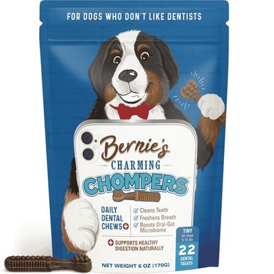 Bernie's Charming Chompers - Daily Dental Chews for Dogs 6 Ounce (Pack of 1)