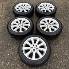 GENUINE SET OF 5 RANGE ROVER VOGUE L322 SUPERCHARGED 20" ALLOY WHEELS & TYRES