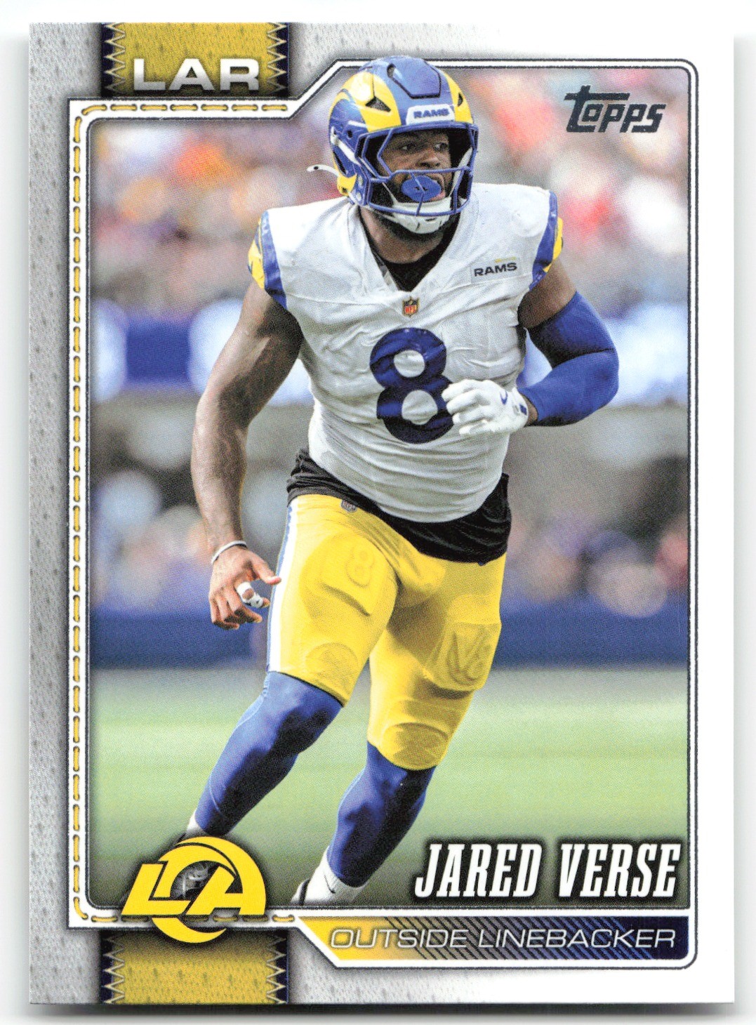 Jared Verse 2026 Topps Flagship Gold #/2026 Rams
