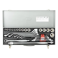 Tone Combination Tool Set K20, 1/2" (12.7 mm), Silver, 33 Pieces Japan New