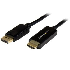 Startech IT DP2HDMM1MB 3ft DisplayPort to HDMI Cable 4K