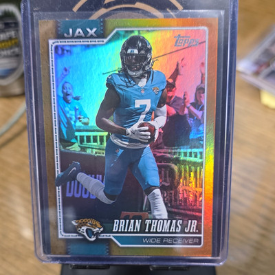 Topps 2026 Brian Thomas Jr. Jacksonville Jaguars #92 Serial Numbered 05/50