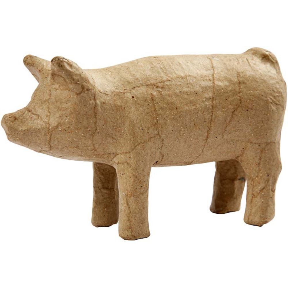 Creativ Company Paper Mache Pig 8cm