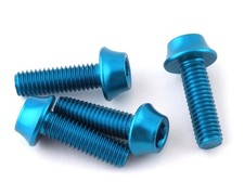 Wolf Tooth Components Aluminum Bottle Cage Bolts (Teal) (4-Pack) [4WBBOLTTEAL]