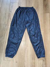 Nike Lined Windbreaker Jogger Pant Nylon Blue Zip Ankle 90s Y2K Men's Size L