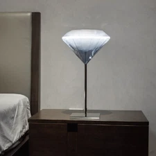 Diamond BlueTooth Surround Sound Audio Speaker Table Lamp Night Desk Nightlight 