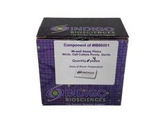 (4) INDIGO BIOSCIENCES 96-Well Cell Culture Assay Plates White IB06001