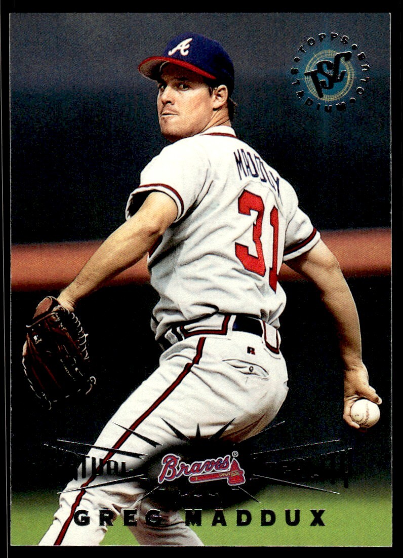 1995 Stadium Club Virtual Reality Greg Maddux Atlanta Braves #222