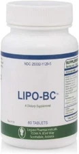 Lipo BC Legere Pharmaceuticals Lipotropic Fat Weight Loss 60 Tabs Best By 01/27