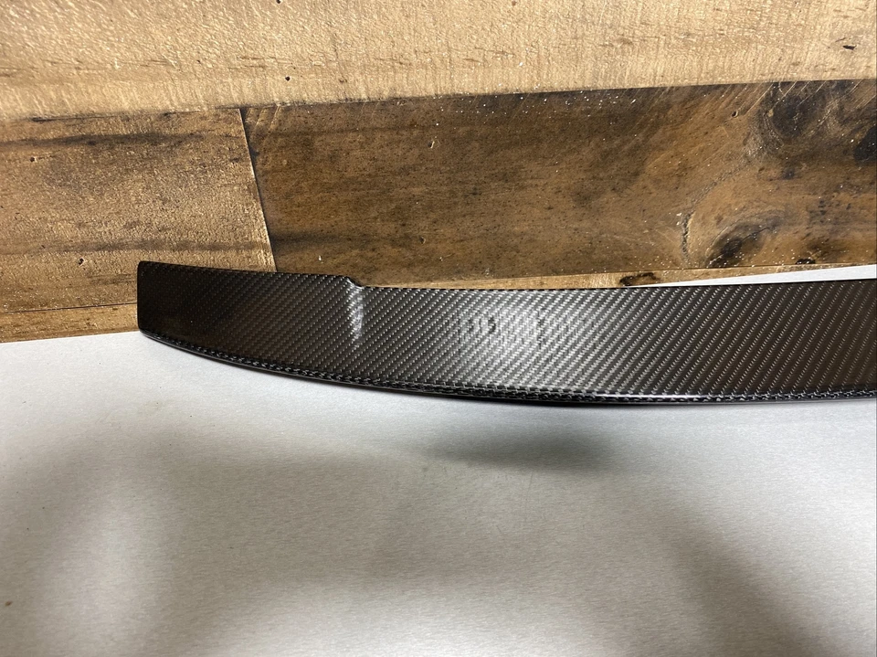 Alerón de arranque trasero de fibra de carbono para Audi A4 2017 2018-2021 Foto 3 de 4