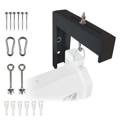 6'' Black Projector Screen Lbrackets Single Metal Welded Construction Wall Or Cei