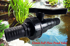 32mm Full-Flow Pond Valve – Ideal for Pumps, Filters & Water Features