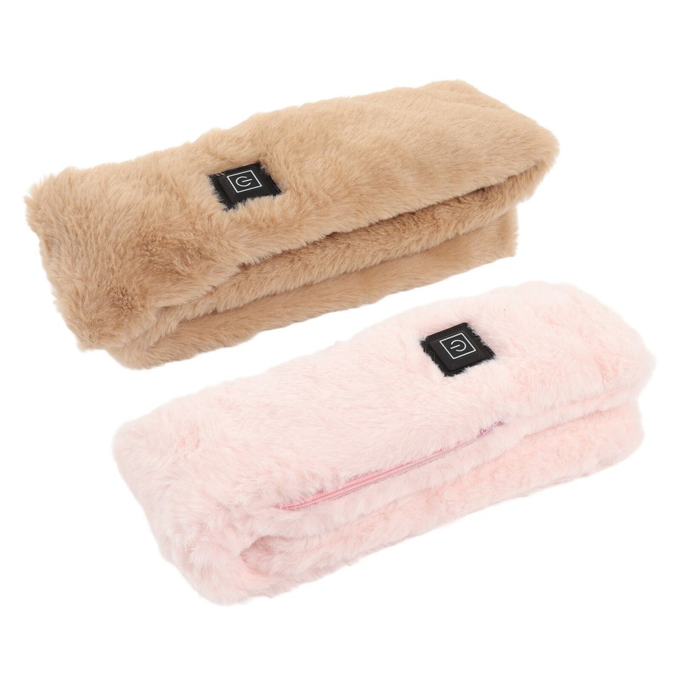 Electric Heated Scarf 3 Heating Levels Neck Wrap Soft Plush Washable