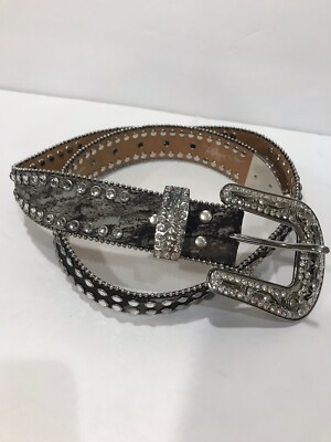 Bling Show Belt CaySep Women Men Rhinestone Belt Western Cowgirl Cowboy  main image 3