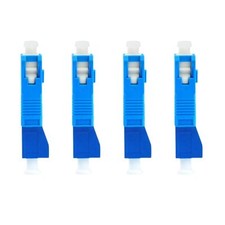 -4pcs SC Male to LC Female Hybrid Optical Fiber Adapter Connector Singlemode ...