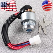 Ignition Switch Ignition Lock & 2 Keys for Kubota L3400 L3700 L3800 L4300 L4400