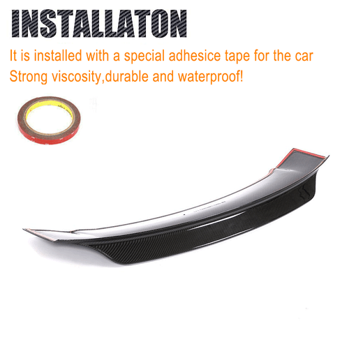 For Porsche 911 991 Carrera 4 S 4S Rear Trunk Wing Boot Spoiler Lip Carbon Fiber - Bild 10 von 12