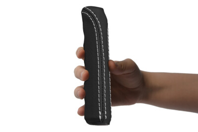Handle E Brake Boot Cover Leather for BMW  E30 1984-1991 Black White Stitch