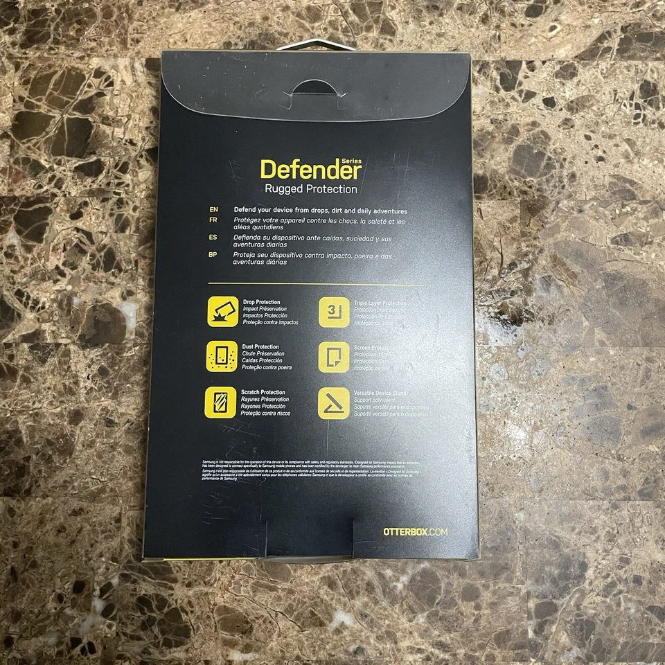 OTTERBOX 77-61126 Defender Case for Samsung 8 inch Galaxy Tab A - Black - Image 2 of 3