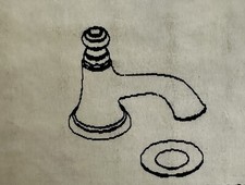 Kohler Artifacts Widespread Faucet Bell Spout 72759-VNT Vintage Nickel NIB