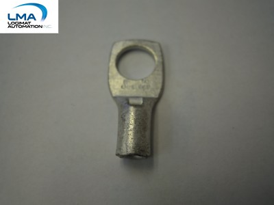 BURNDY YA-AN8 COMPRESSION TERMINAL LUG 1-HOLE 3/8'' BORE LOT OF 50 ***NEW