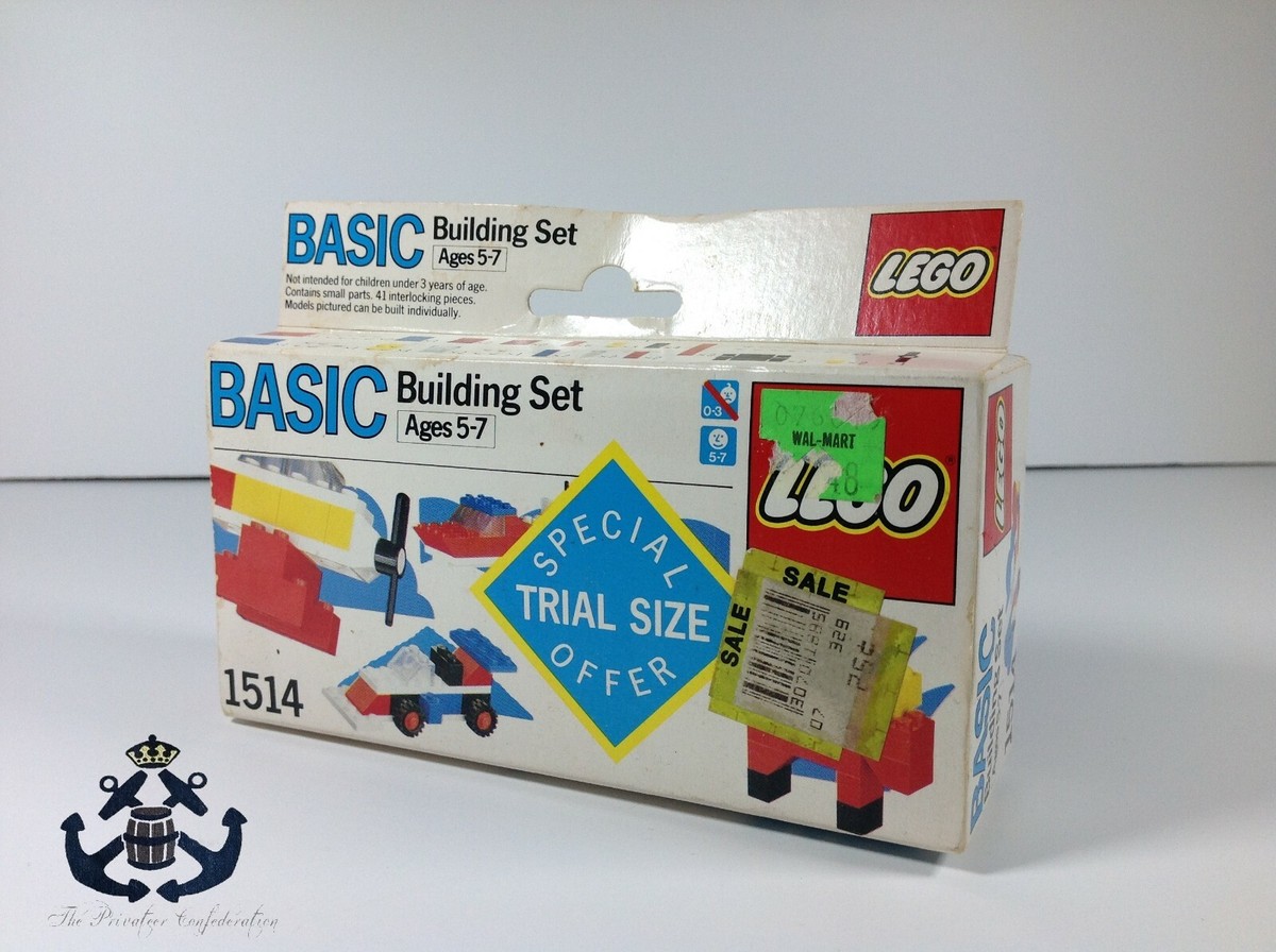 Lego (SEALED) Vintage 1988 Basic Building Set Trial Size Set 1514