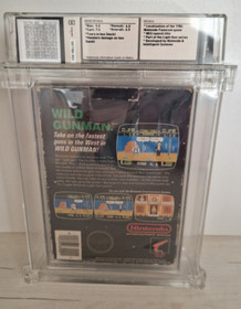 NES Wild Gunman WATA 6,5 CiB EMBALAJE ORIGINAL Componentes a juego Nintendo Versi&oacute;n EE. UU.