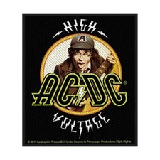 Image of AC/DC Standard Patch : HIGH VOLTAGE : Official Licenced Merch album cover gift