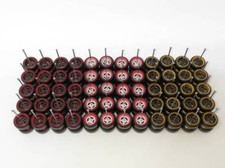 🔥 Hot Wheels Line Serie 4 Speichen Gummireifen 30er Set Mix 3 Farben JDM