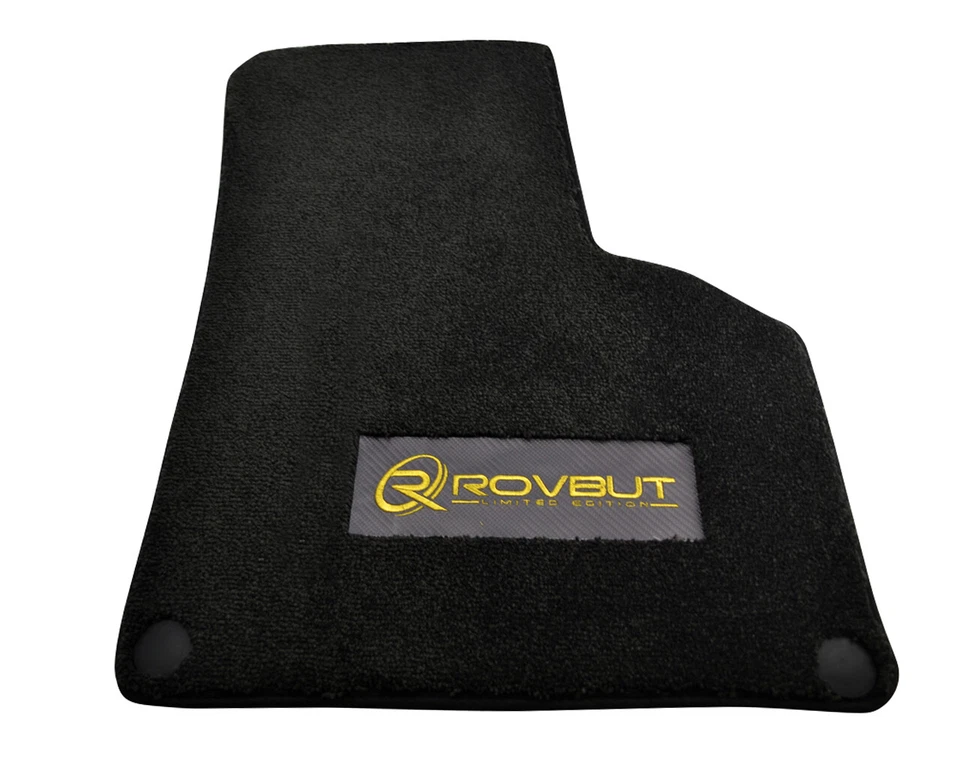 Alfombrillas para Lamborghini Aventador Gallardo con emblema ROVBUT alfombra a medida Foto 3 de 4
