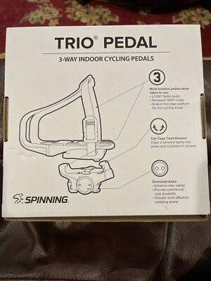Trio Pedal 3 Way Indoor Cycling Pedal