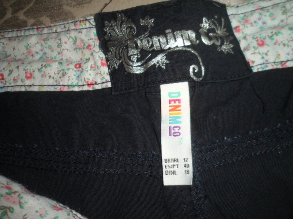 Ladies black shorts from Primark size 12 excellent condition eBay