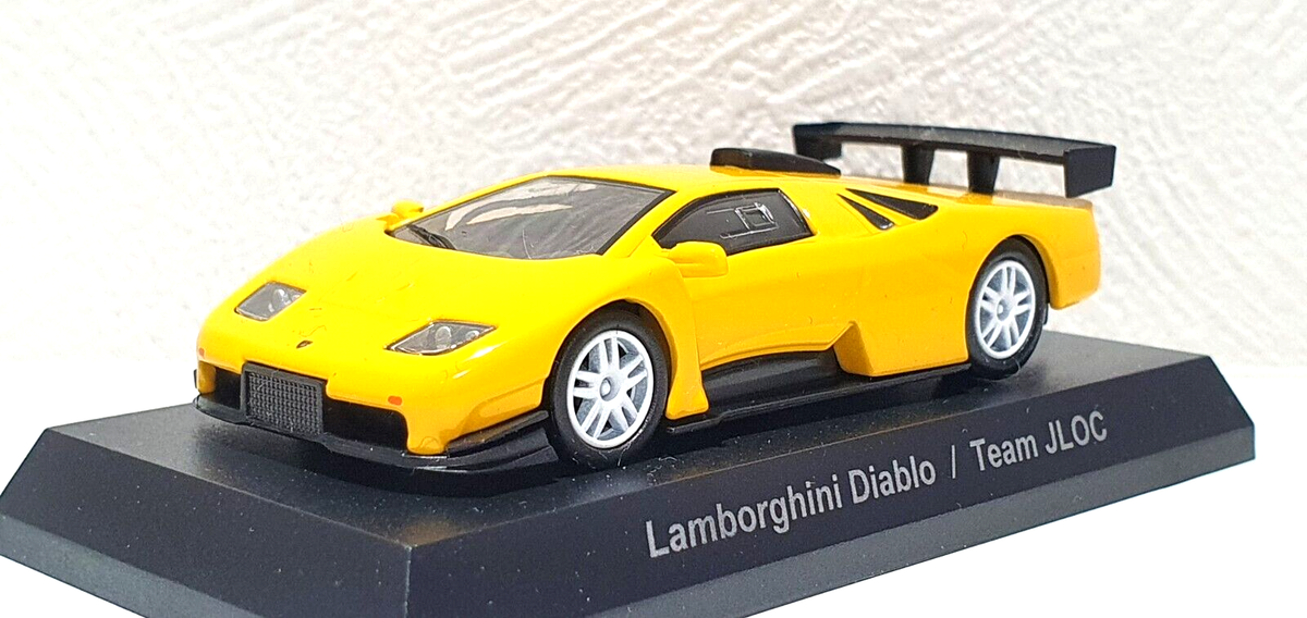 1/64 Kyosho LAMBORGHINI DIABLO TEAM JLOC YELLOW diecast car model